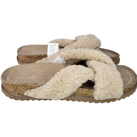 Treasure & Bond Davina Faux Shearling Slide 6M NWOT - Picture 9 of 15